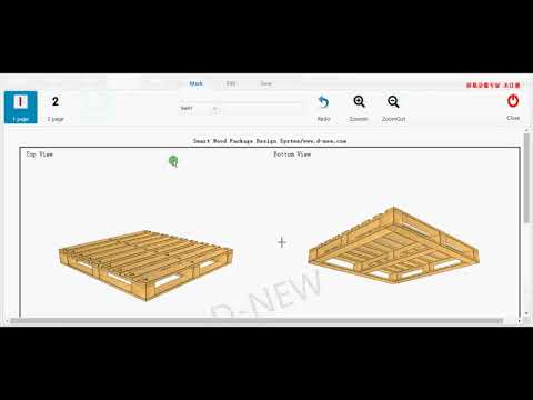 Dnew wooden pallet design software