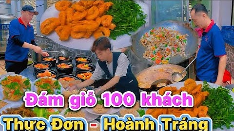 Món ăn ngon Đãi Tiệc  :100 Khách Hoành Tráng – 3 Khai Vị, 5 Món Chính, Hấp Dẫn | Ẩm thực 365 ngày 