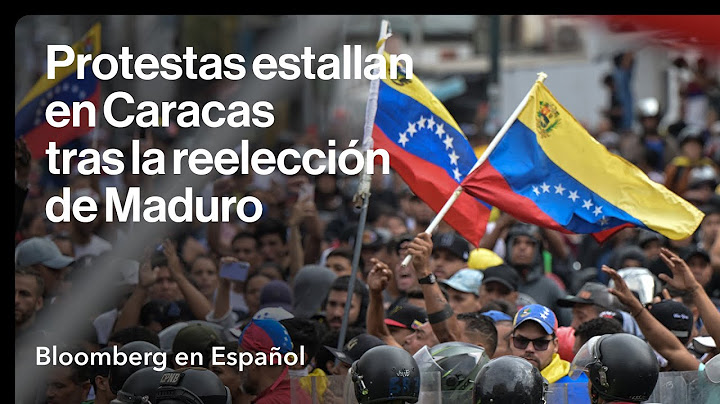 Protestas estallan en Caracas tras la reelección de Nicolás Maduro: Venezuela