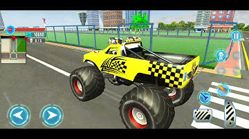 Police Bull Robot Monster Truck Gameplay Android 04