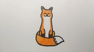 Как нарисовать лиса