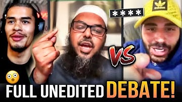 YOUTUBER Islamophob Gets humiliated  by Shaykh Uthman on  SNEAKO