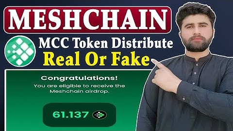 MeshChain MCC Token Distribution Start | MeshChain Real Or Fake | Rizwan Blouch