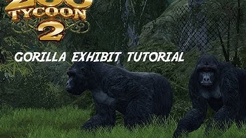 Zoo Tycoon 2 Tutorial - Simple Gorilla Exhibit