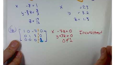 Section 10.3 Matrices and systems of equations (Winter 2019)
