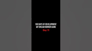 100 days of development my dream horror game - Week 2 #gamedev #indiegame #horrorgame #indiegamedev