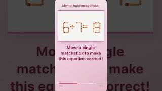 Matchstick Puzzle #128 – Level 7 🪗 #aimusic #brainteaser #peacefulwaves #matchstickpuzzle #CBD&amp;E