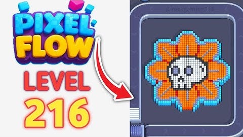 Pixel Flow Level 216 Walkthrough
