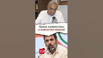 Rahul Gandhi still a convict but can return to Parliament due to SC’s stay order: Mahesh Jethmalani