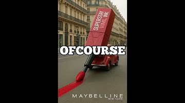 MAYBELLINE CGI AD USING AI |CREATE AN AI AD | CREATE AN AI AD WITH ME #AIADS  #advertising #skincare