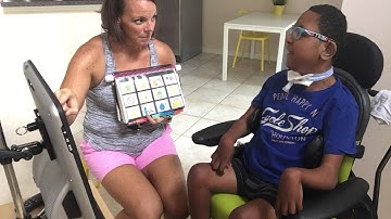 Modeling PODD while Siah uses Tobii eyegaze