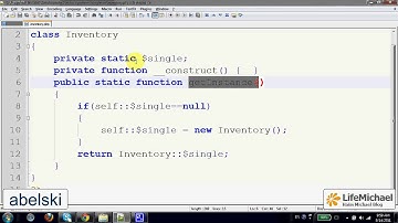 The Singleton Design Pattern in PHP