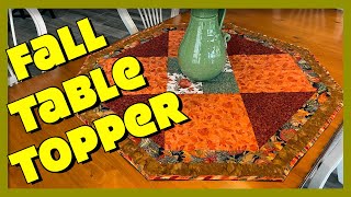 DIY Fall Table Topper | The Sewing Room Channel