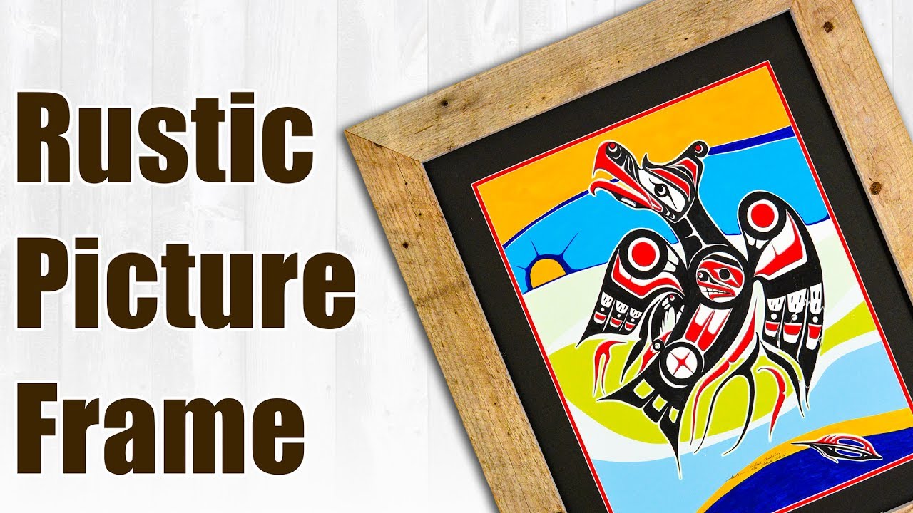 Make A Rustic Barn Wood Picture Frame From Reclaimed Make A Rustic Barn Wood Picture Frame From Reclaimed