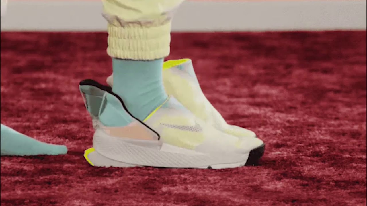 Nike made a hands-free shoe and you have to see it to believe it - YouTube