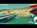 NISSOS MYKONOS - ARRIVAL AND DEPARTURE FROM SYROS PORT