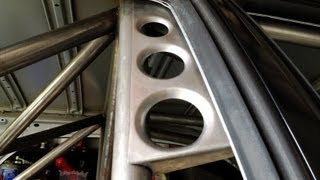 HOW TO: Making a DIMPLE DIE Gusset  WRX Wagon  Custom Roll Cage  TMR Customs