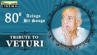 A tribute to veturi || telugu 80s golden hit songs || best collection video jukebox