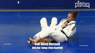 Girls Grappling:  Jen Allen Russell Of Ocjj Remastered Classic • Arm Bar Setup From Scarfold