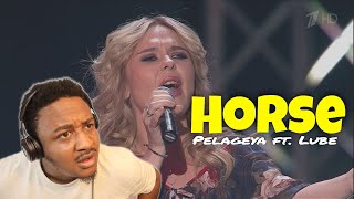 First Time Hearing  Пелагея и Любэ - Конь HD (2017)(Sub.) Reaction