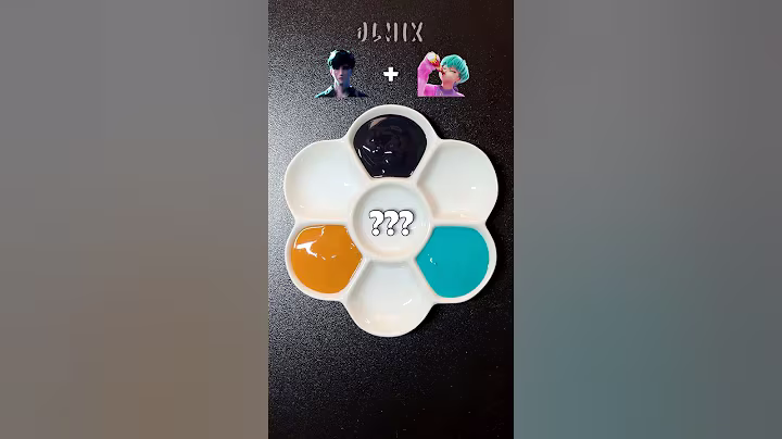 Saja Boys Color Mixing (2)🎨#kpopdemonhunters #sajaboys #huntrix #colormixing #satisfying