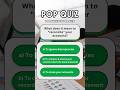 Pop Quiz - Bookkeeping Basics.