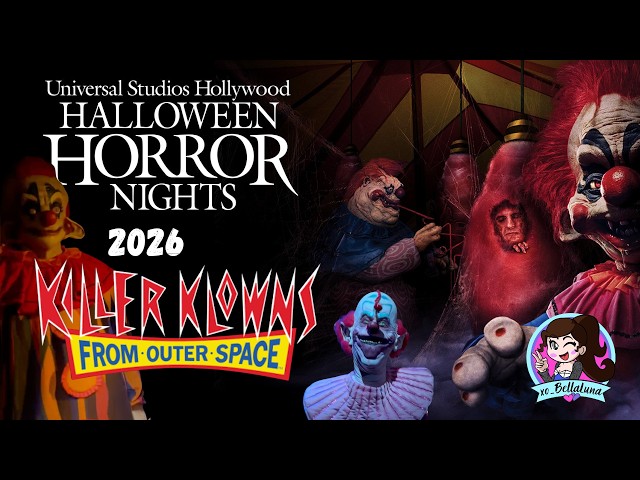 Killer Klownz from Outer Space Halloween Horror Nights Universal Studios Hollywood FULL Walkthrough