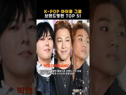 K-POP 아이돌 그룹 브랜드 평판 TOP 5! #kpop
