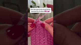 2 düz bir ters olarak başlangıcın üzerine kurarak ilerleyebilirsiniz 🎀🌸💞