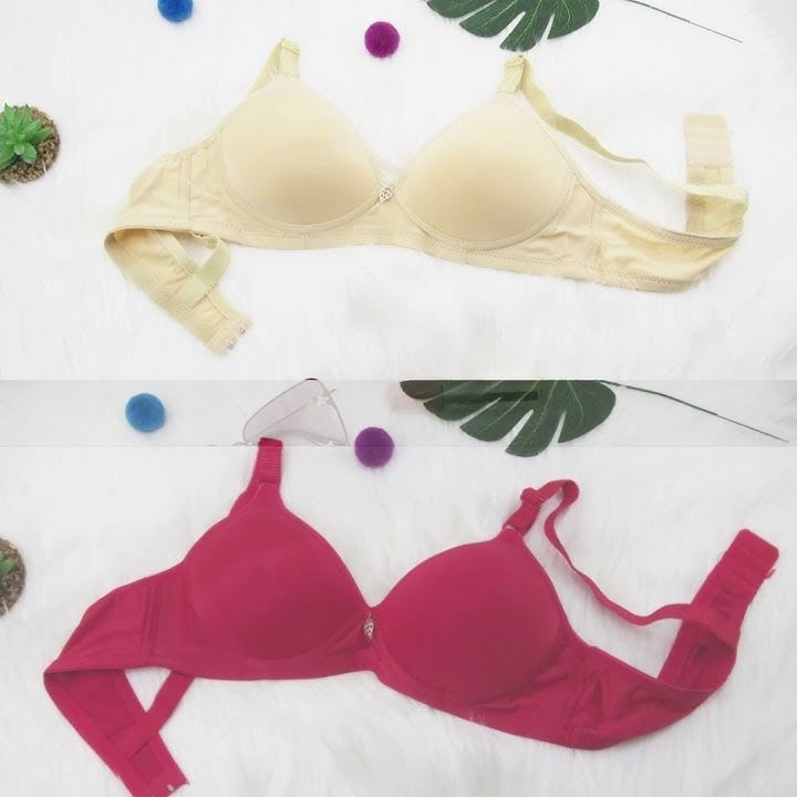 BH Polos Tanpa Kawat - BH Remaja - BH Dewasa - Sexy Bra - Bra Tanpa Kawat - BH Cup Kecil A5 Murah