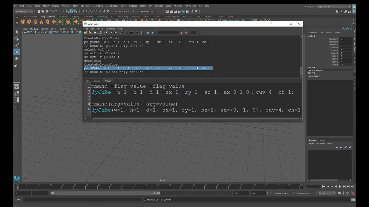 Maya Python for Artist 03: python syntax - YouTube