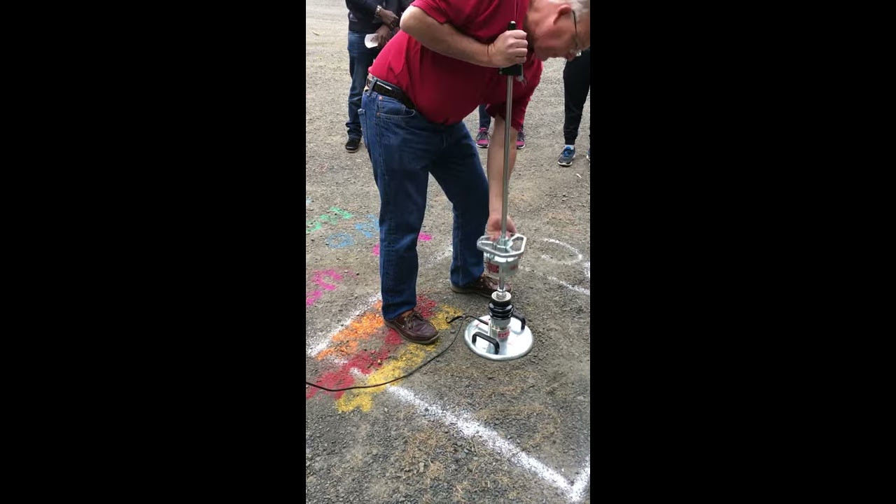 Light Weight Deflectometer Demo On Campus
