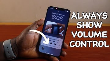 How to Enable Always Show Volume Control on iPhone iOS 18
