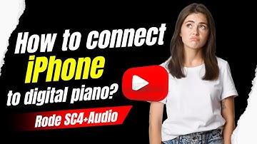 Connect iPhone to Digital Piano and record better sound.