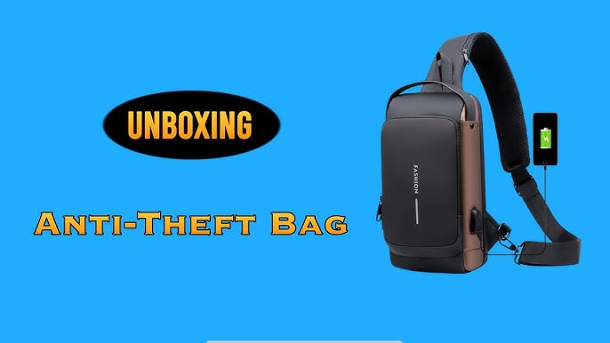 Men's Chest Bag Anti-theft Combination Lock Shoulder Bag Fashion