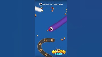 Worms Zone io Hungry Snake Game No death mod apk gameplay video
