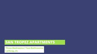 San Tropez Apartment Homes Scottsdale AZ 3-Bedroom