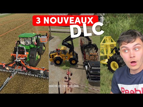 3 NOUVEAUX DLC, Tuyaux flexible, Volvo forestier & news Farm con 22 ! (FS22)