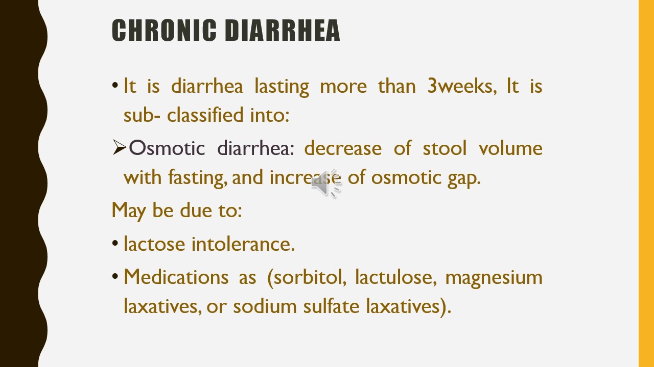 Diarrhea - By / Dr. Ahmed Bahaa