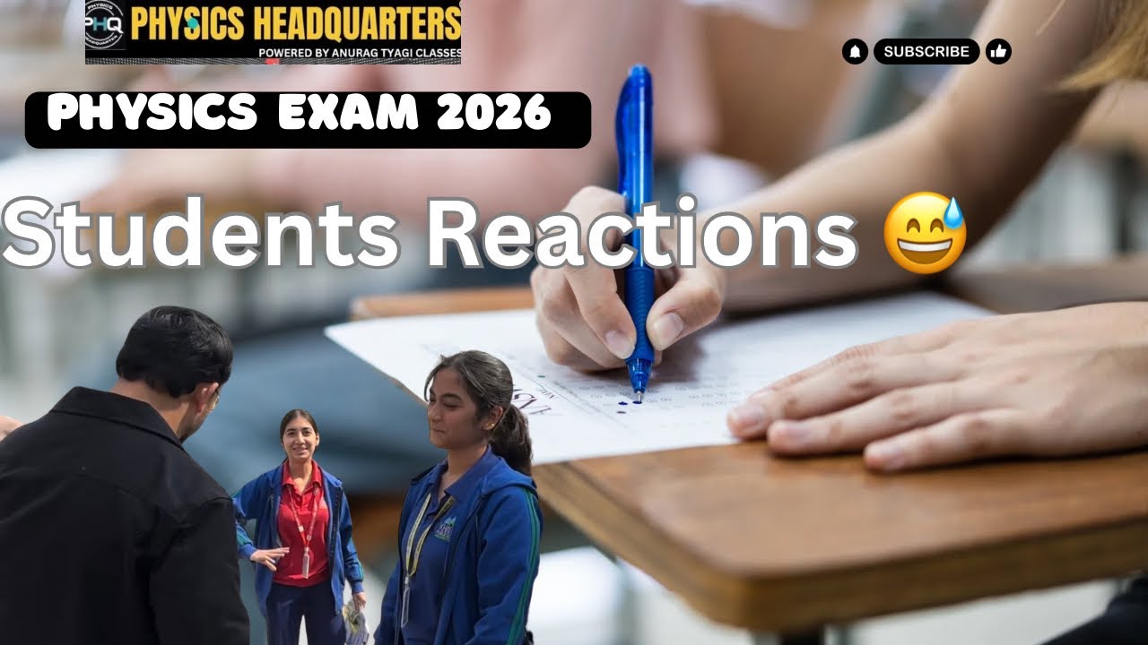 👉 CBSE Physics Board Exam 2026 – Students Honest Reaction | Paper Easy tha ya Tough?