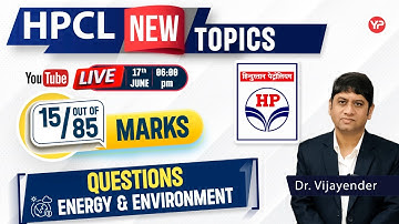 Questions from Energy & Environment |  New topics in HPCL 2024 | 15  out of 85 are from these topics