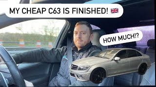 our cheap mercedes w204 c63 is finished! how much did it cost? plus free competition!