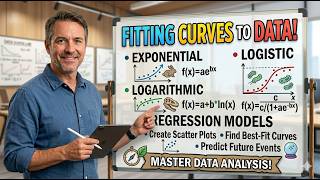 Fitting Curves to Data | Exponential, Logarithmic &amp; Logistic Regression