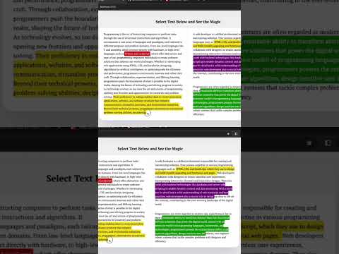 create highlight feature