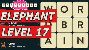 WordBrain Elephant Level 17 Answers (Android/IOS)