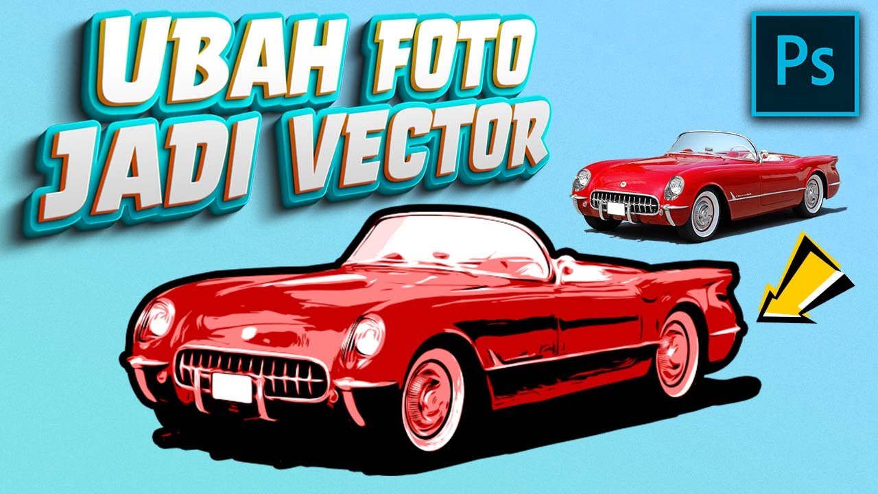 Cara Membuat Vector di Photoshop dan Trik Mewarnainya