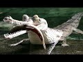 Гавиал - речной динозавр! Большой и древний крокодил - гангский гавиал.