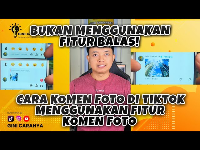 CARA KOMEN FOTO DI TIKTOK MENGGUNAKAN FITUR KOMEN FOTO BUKAN MENGGUNAKAN FITUR BALAS🔥 class=