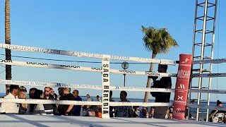 Boxing fight night with The Hurricane