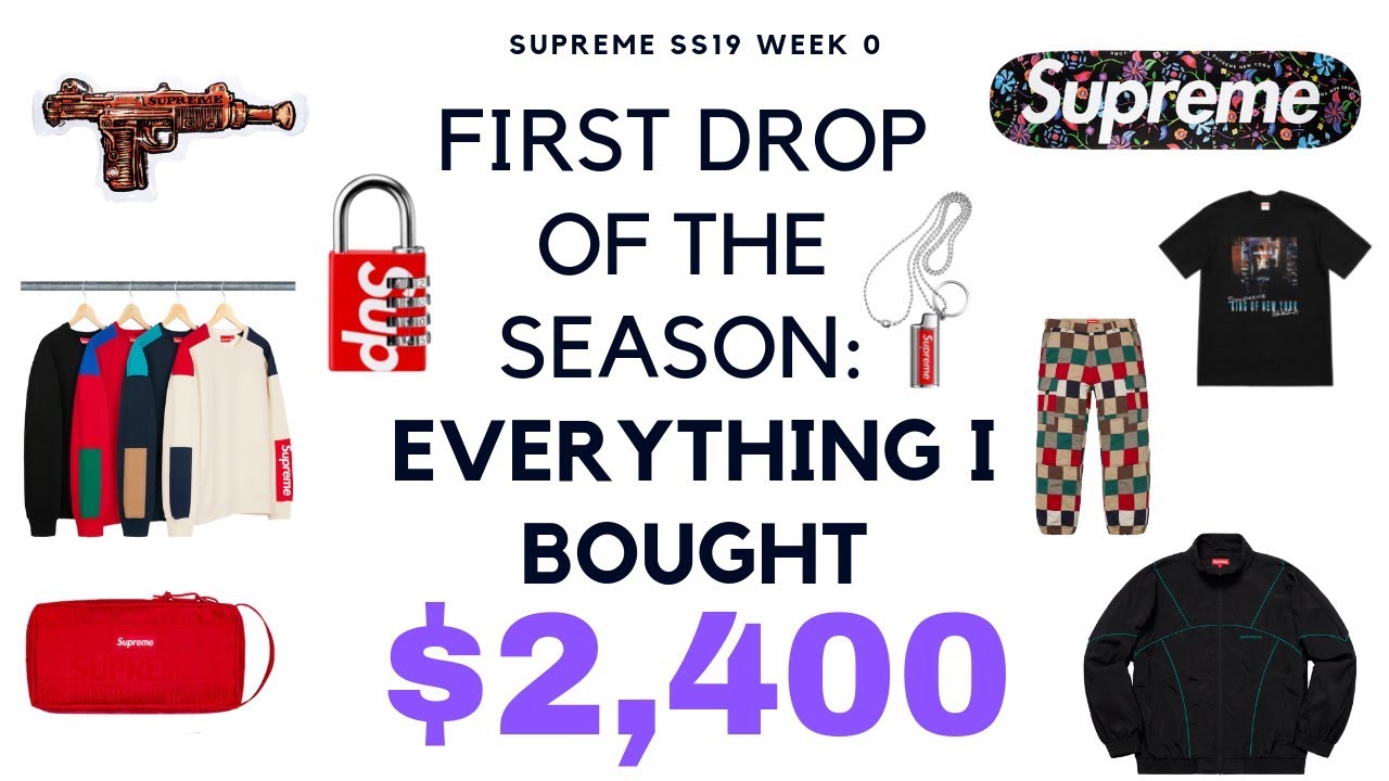 The Biggest Drop in History:” a Complete Collection of Supreme